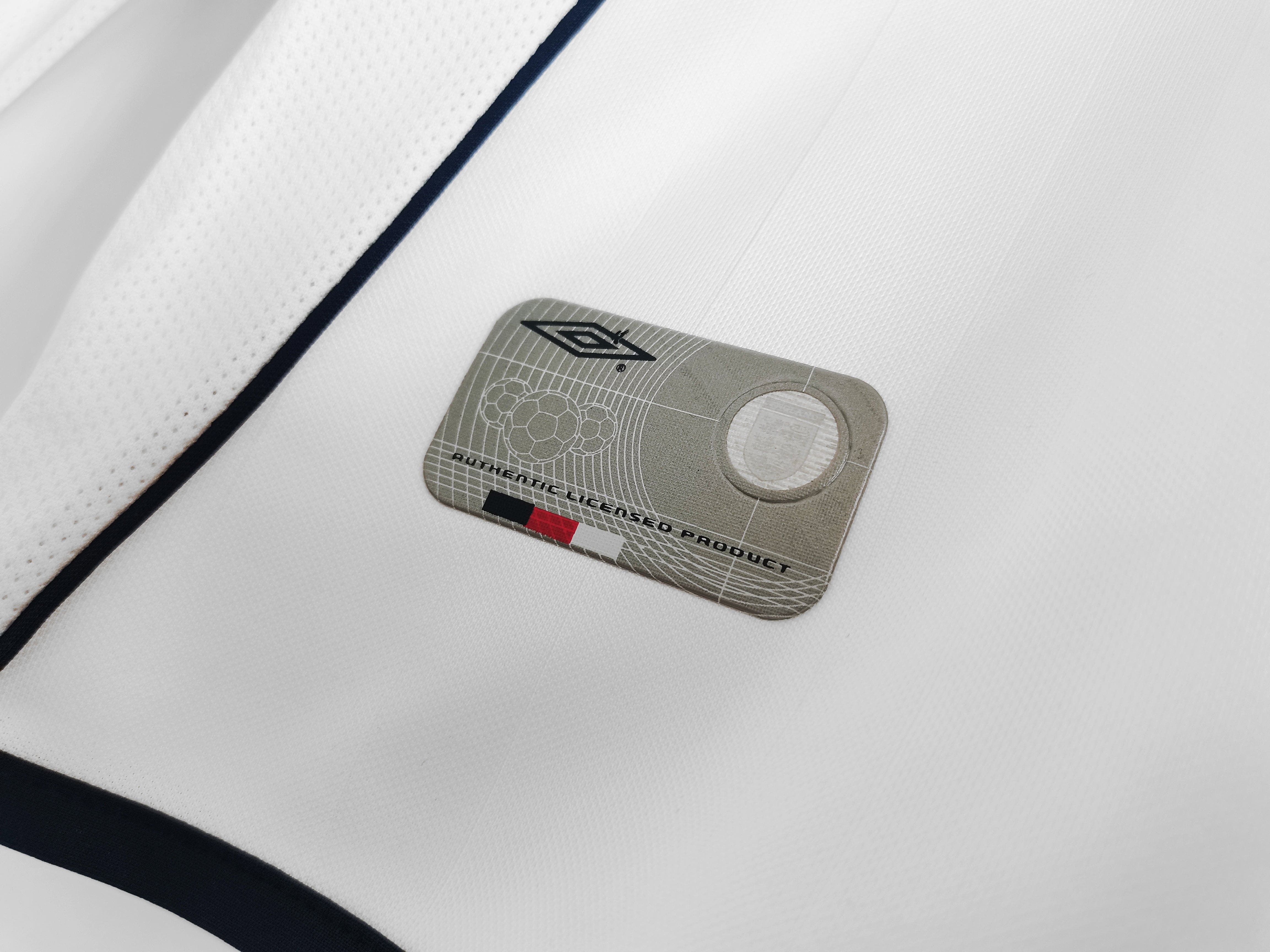 England 2002 Home Retro Long-Sleeve Shirt