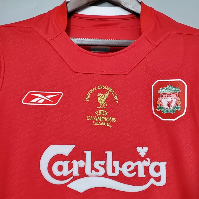 Liverpool 2004-2005 Home Retro Shirt Champions League Final
