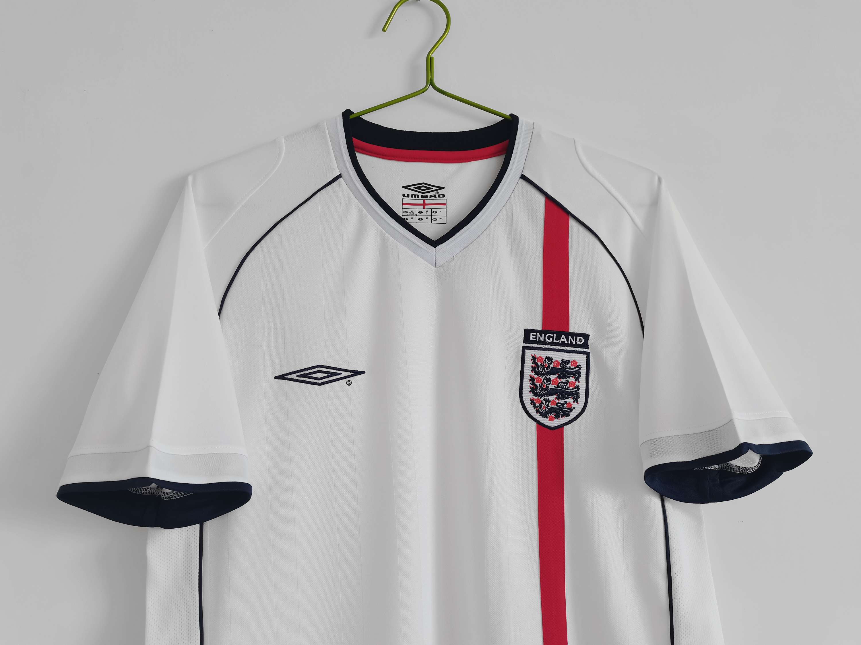England 2002 Home Retro Shirt World Cup