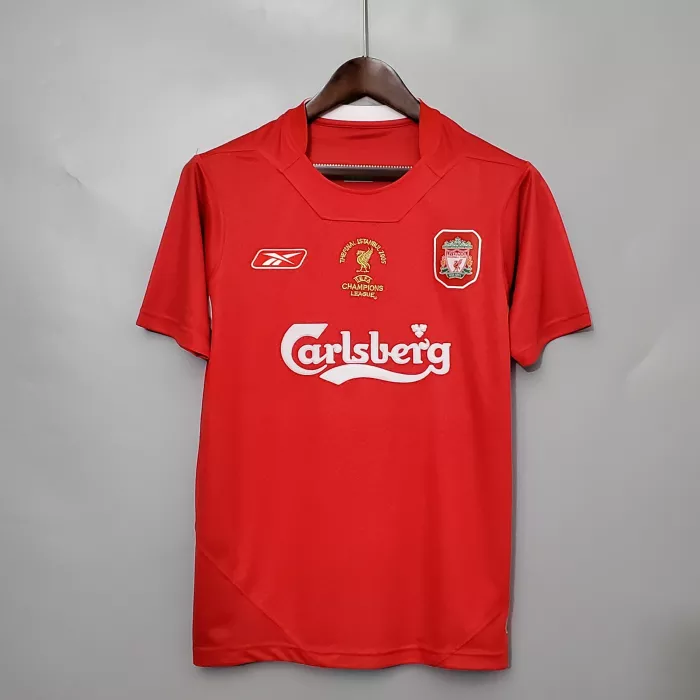 Liverpool 2004-2005 Home Retro Shirt Champions League Final