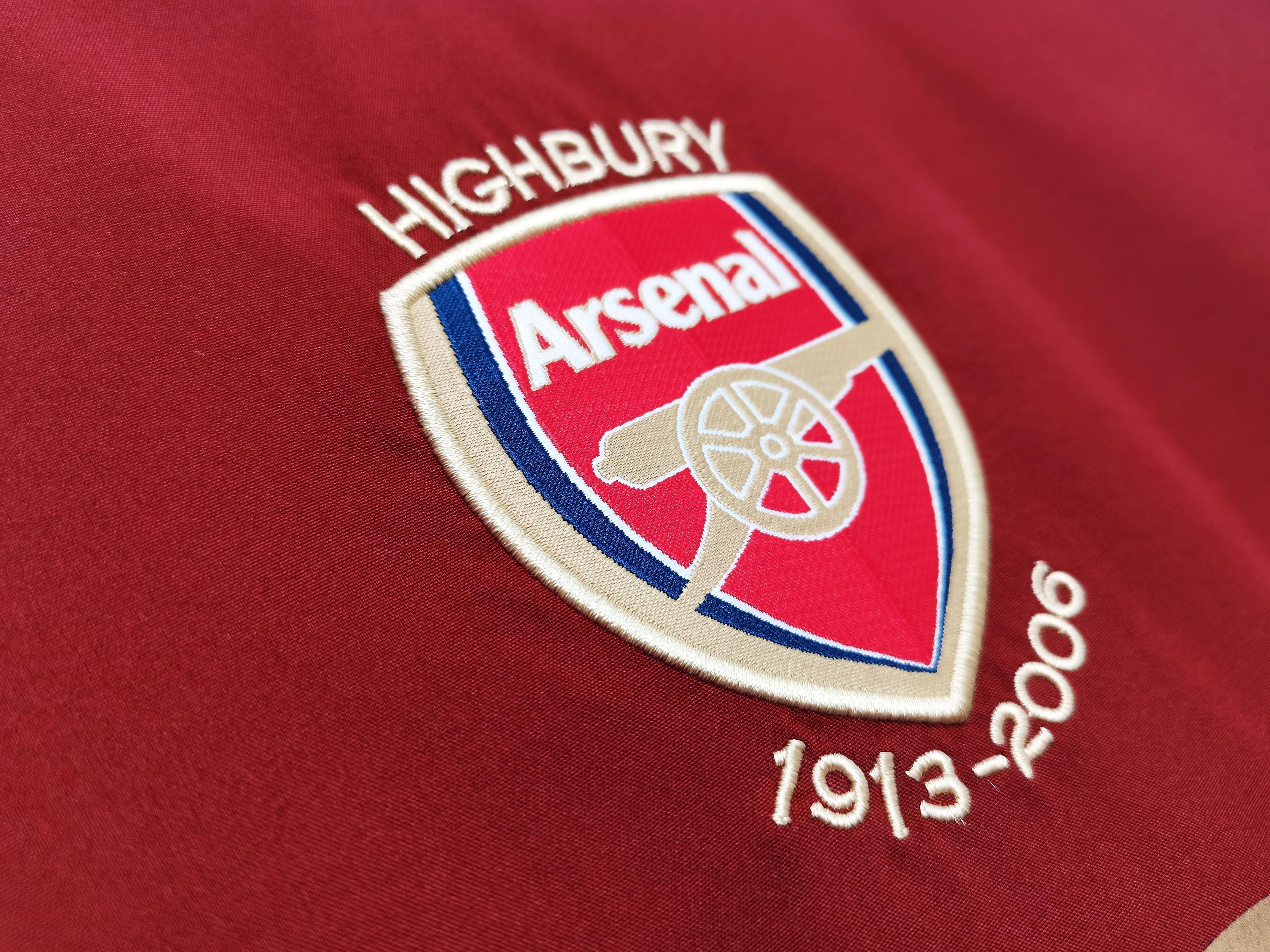 Arsenal 2005-2006 Home Retro Long-Sleeve Shirt O2