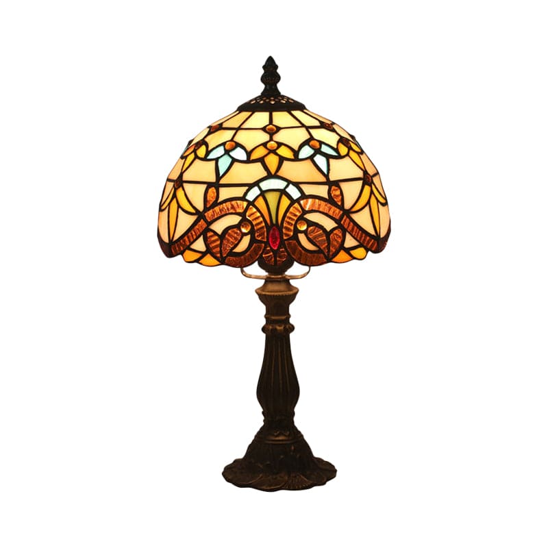 coloured glass table lamp glasstable