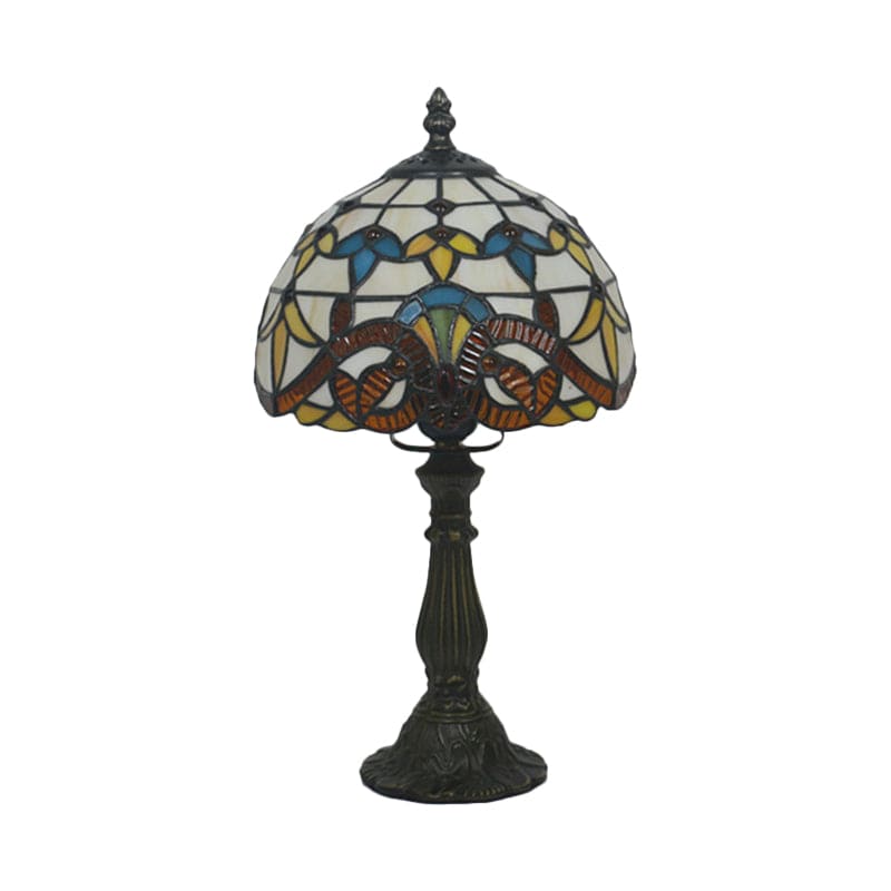 coloured glass table lamp glasstable