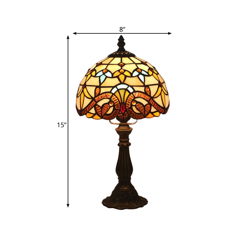coloured glass table lamp glasstable