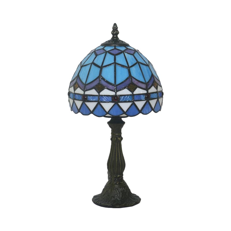 coloured glass table lamp glasstable