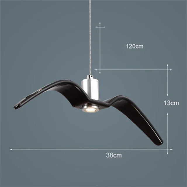 bird inspired designer lamp birddrop