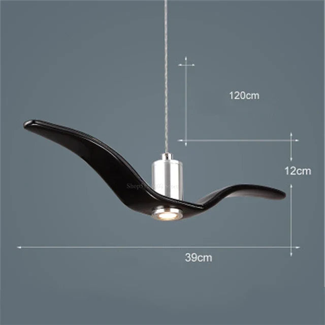 bird inspired designer lamp birddrop