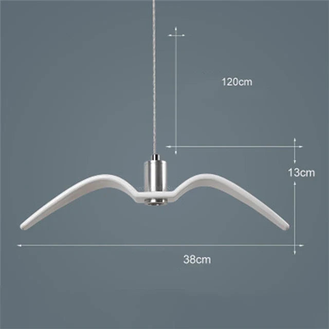 bird inspired designer lamp birddrop