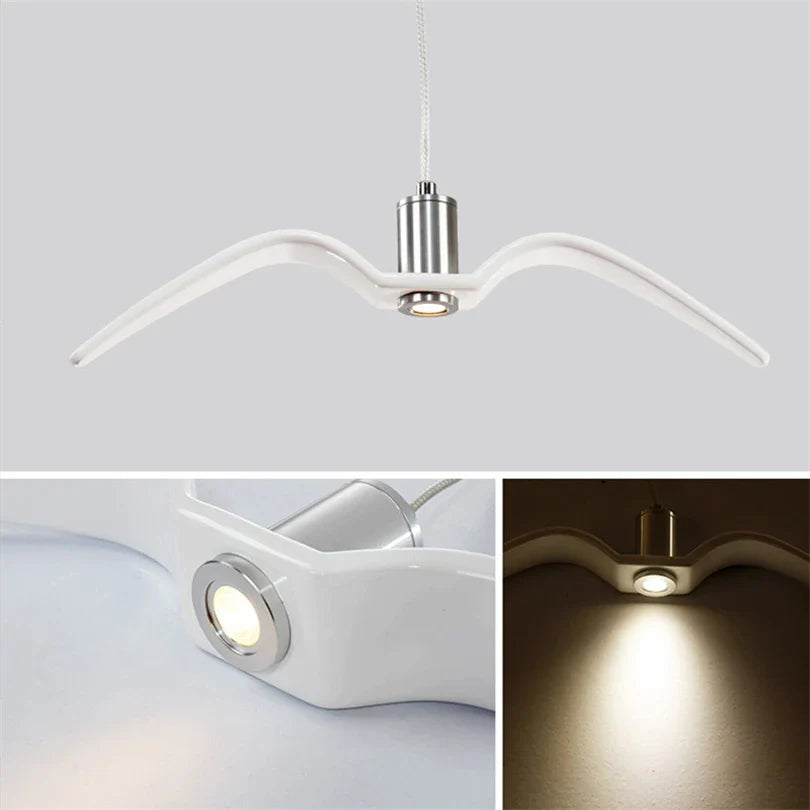 bird inspired designer lamp birddrop