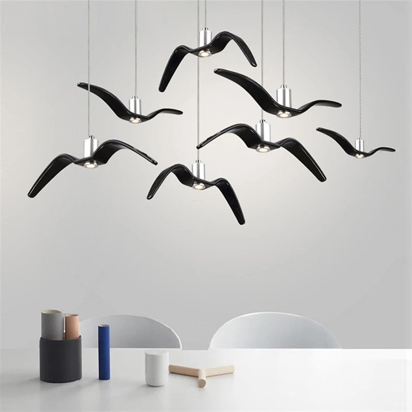 bird inspired designer lamp birddrop