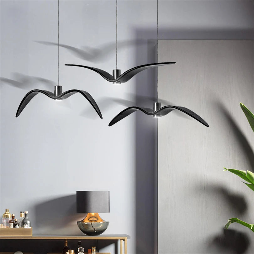 bird inspired designer lamp birddrop