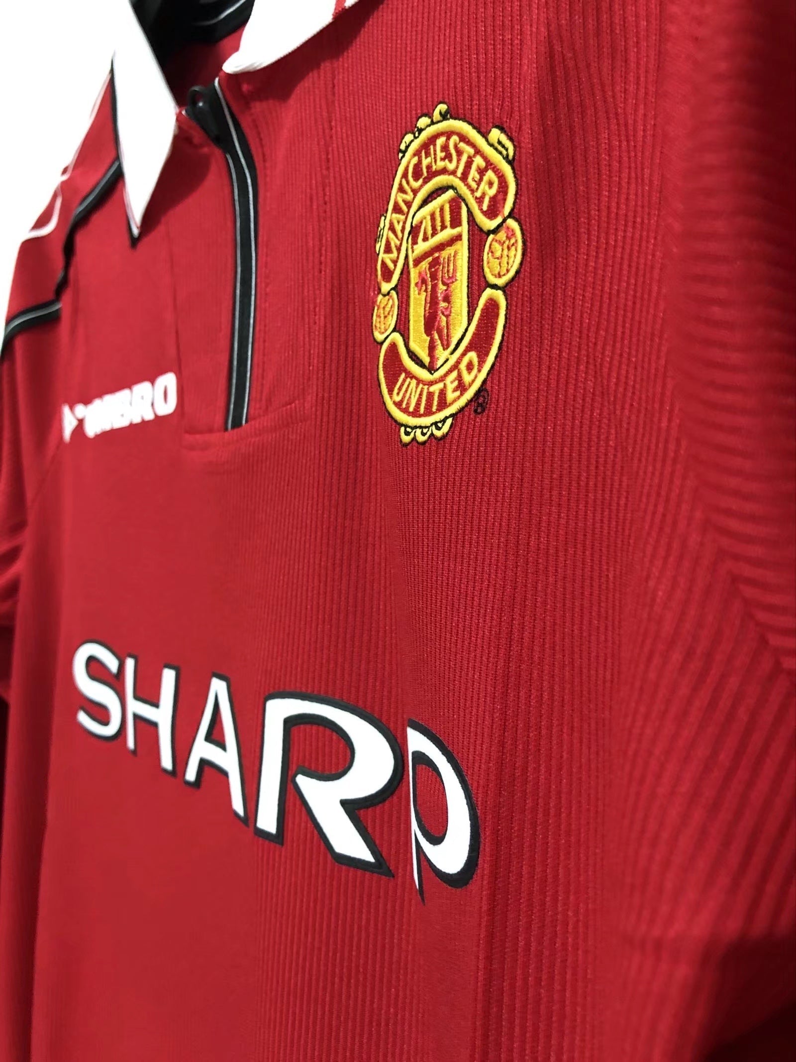 Manchester United 1998-1999 Home Retro Long-Sleeve Shirt