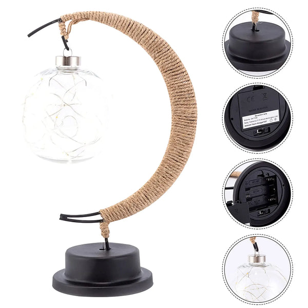 cozy warm glass moon lamp for dreamy ambience moontable