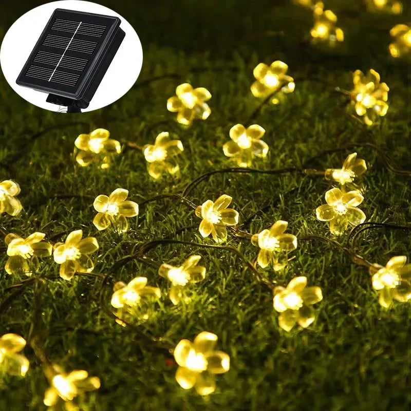 solar powered garden flower lights flowerlume