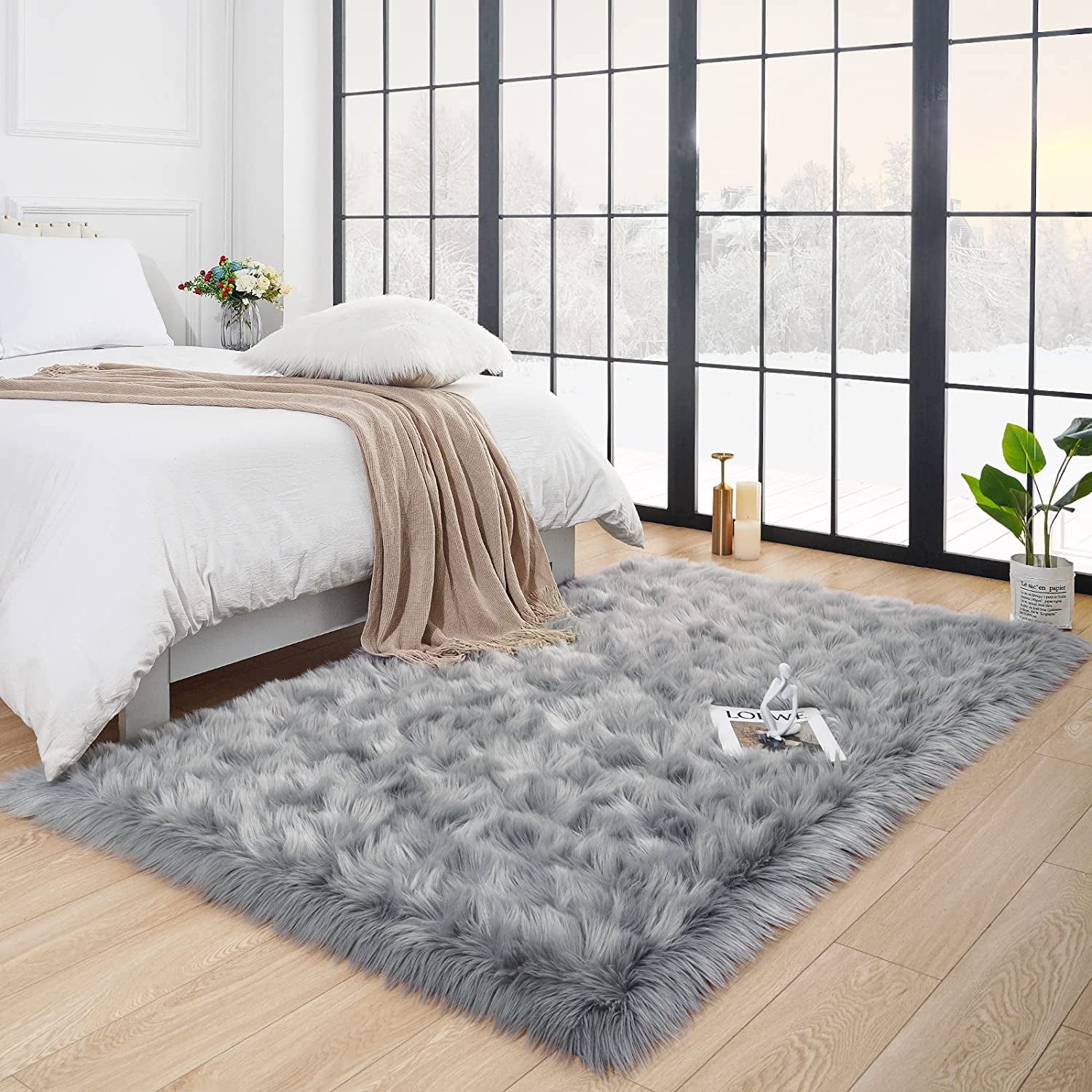 aesthetic cozy home rug soft stylish design for living room decor