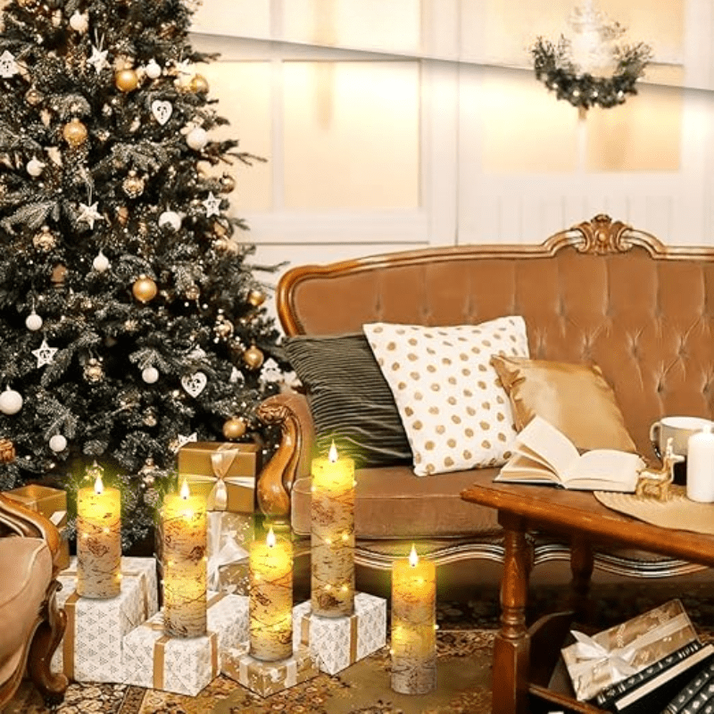 wireless led tea lights realistic flickering flame for home events