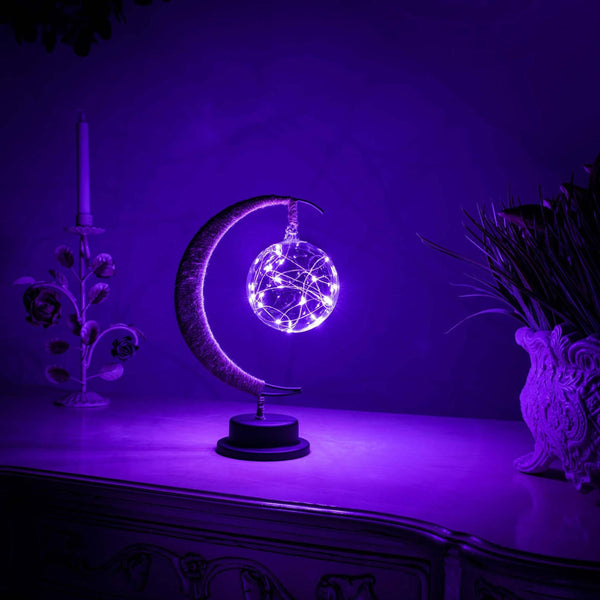 cozy warm glass moon lamp for dreamy ambience moontable