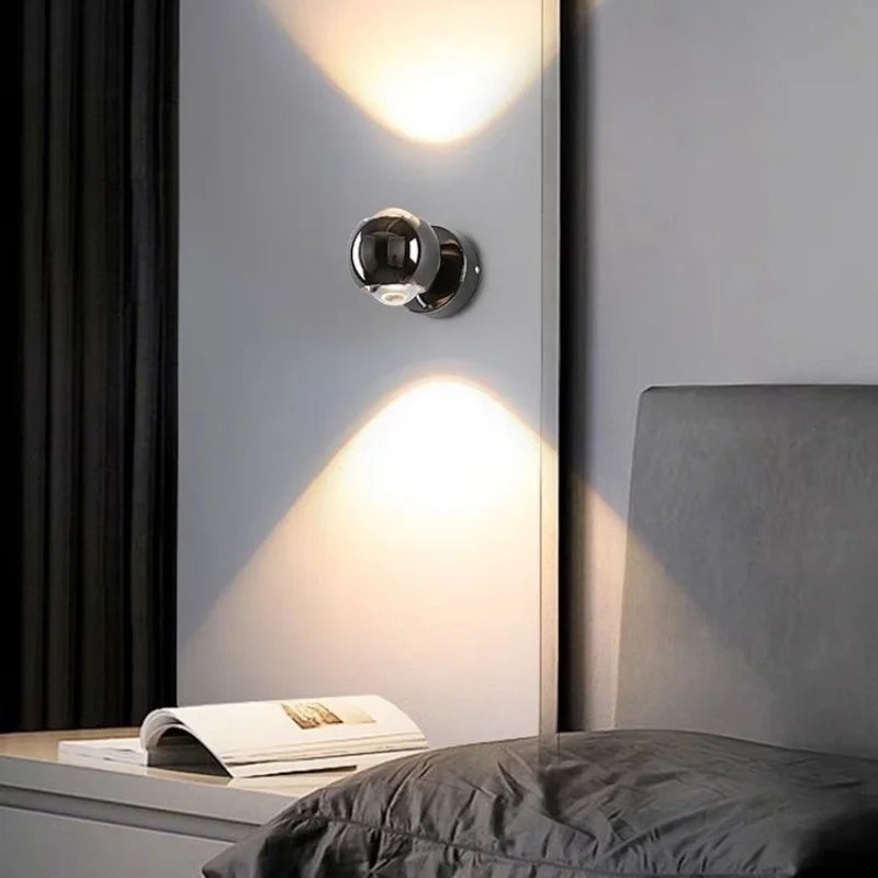 Sleek 180° Rotating Wall Lamp for Effortless Illumination - RotateWall
