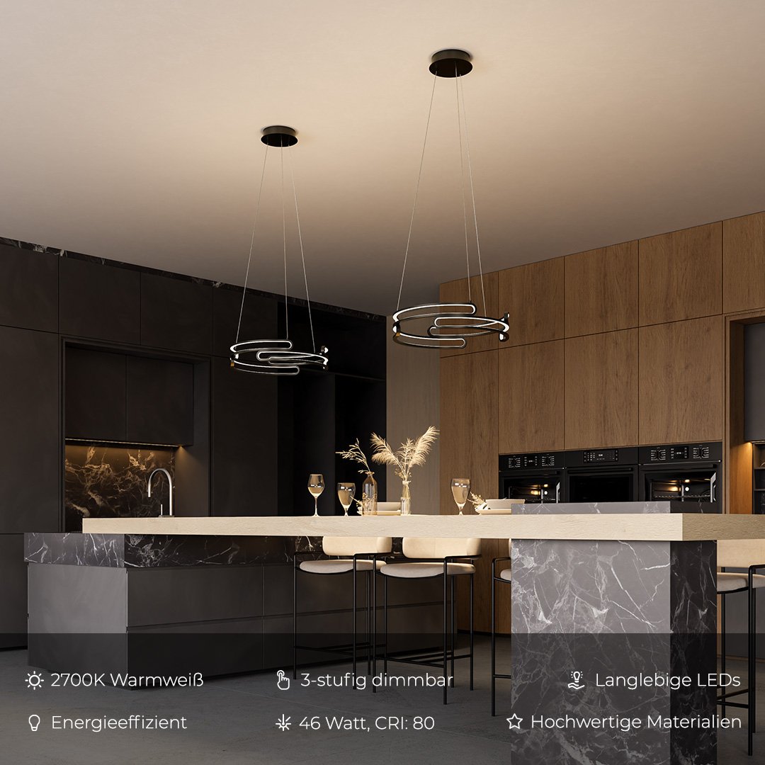 contemporary metal hanging light metaldrop