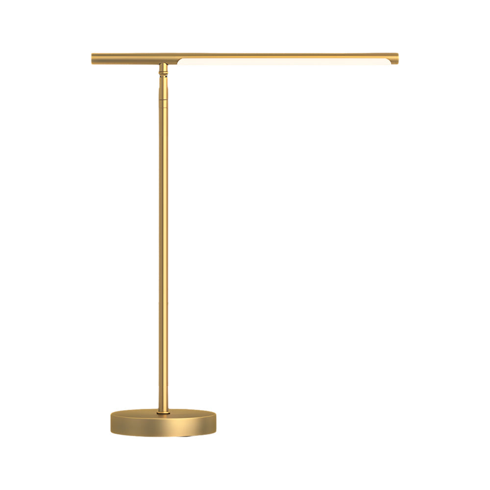 adjustable brass led desk lamp for elegant home workspaces desktable