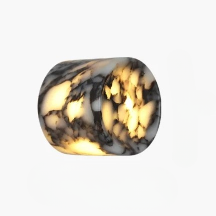 Modern Nordic Cylindrical Marble Dot LED Wall Light