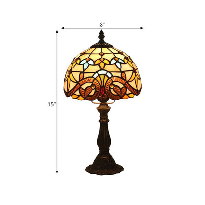 coloured glass table lamp glasstable