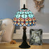 coloured glass table lamp glasstable