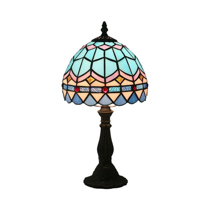 coloured glass table lamp glasstable