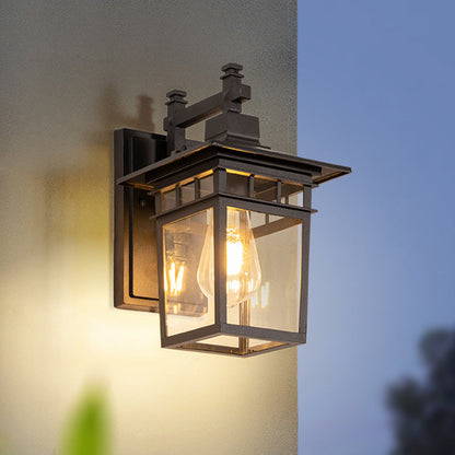 Outdoor Wall Lantern Light - Waterproof Aluminum - For Garden and Exterior Wall