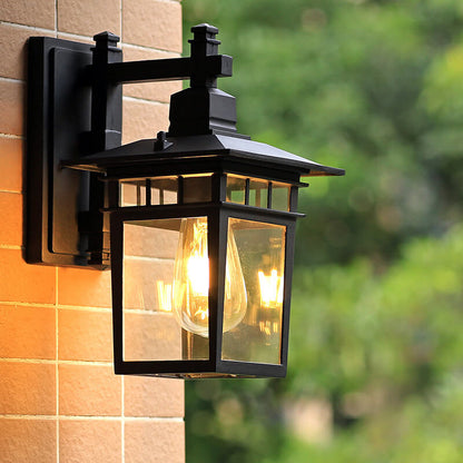 Outdoor Wall Lantern Light - Waterproof Aluminum - For Garden and Exterior Wall