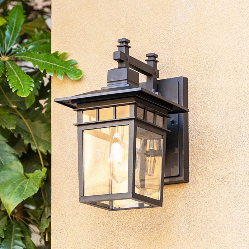 Outdoor Wall Lantern Light - Waterproof Aluminum - For Garden and Exterior Wall