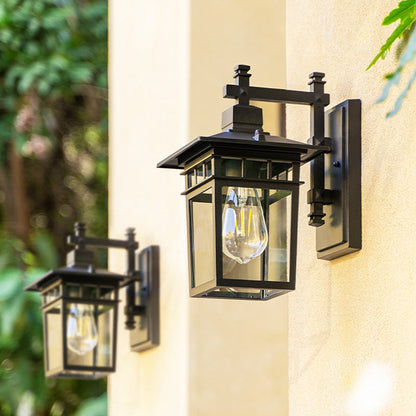 Outdoor Wall Lantern Light - Waterproof Aluminum - For Garden and Exterior Wall
