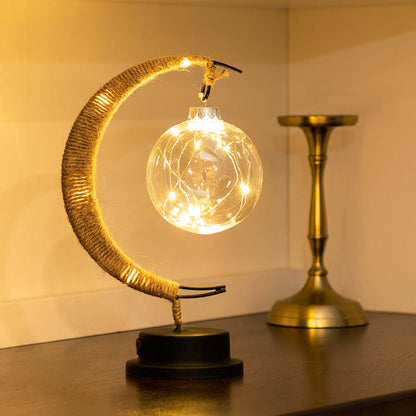 cozy warm glass moon lamp for dreamy ambience moontable