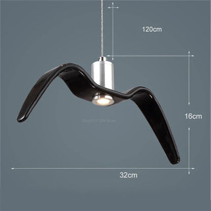 bird inspired designer lamp birddrop