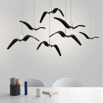 bird inspired designer lamp birddrop