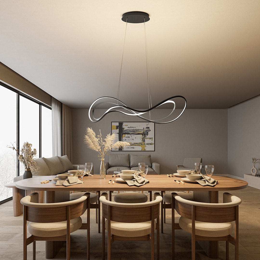 Sleek Dimmable LED Pendant Lamp for a Cozy Modern Home - DimDrop