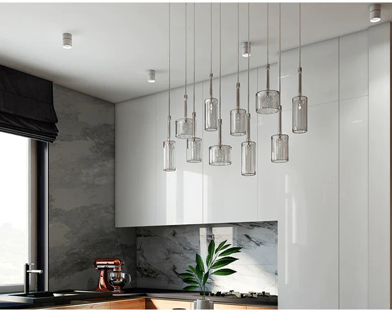 elegant glass pendant lights for dining spaces glassdrop