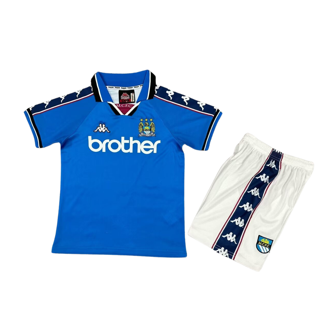 Manchester City Home 1997-1998 - Kids Kit