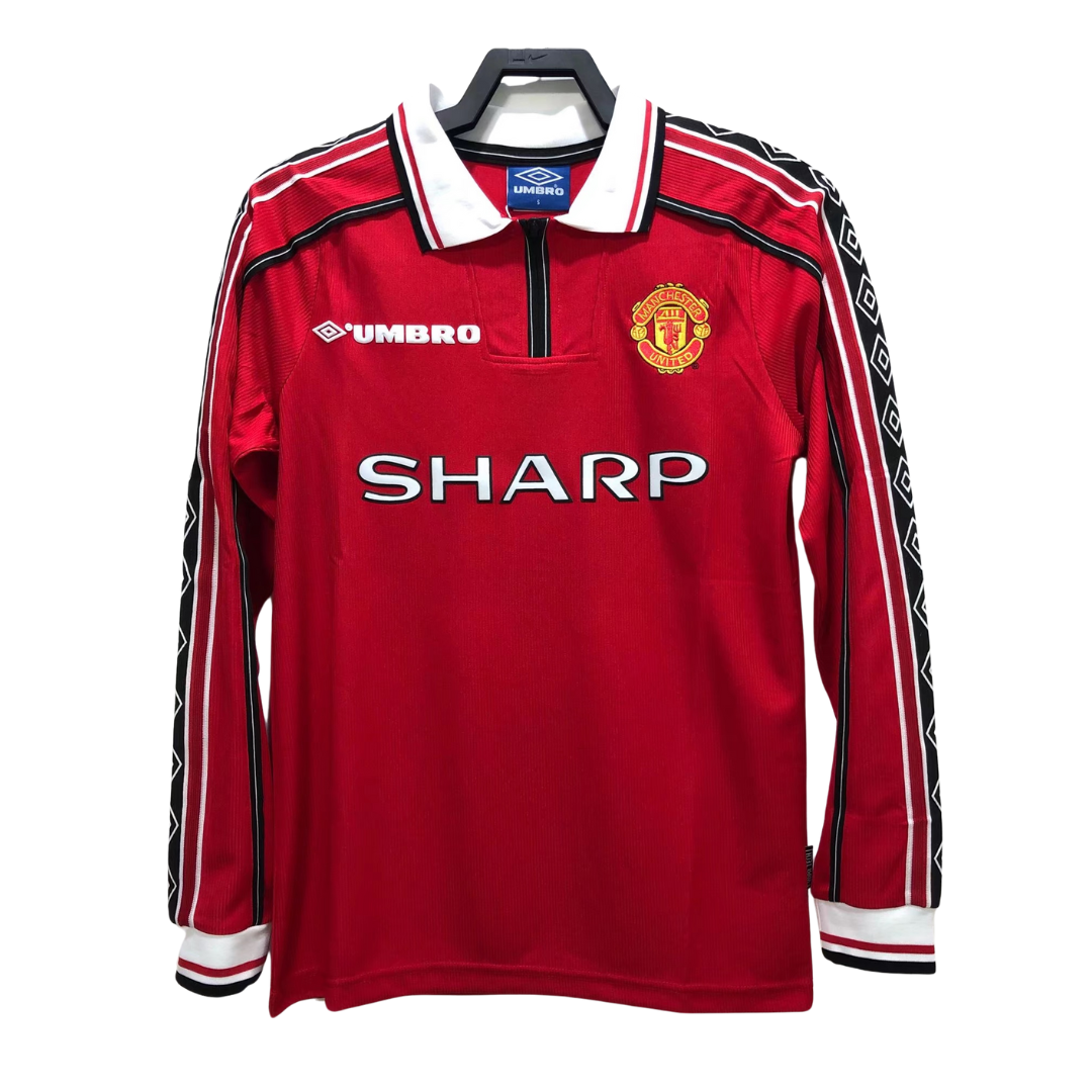 Manchester United 1998-1999 Home Retro Long-Sleeve Shirt