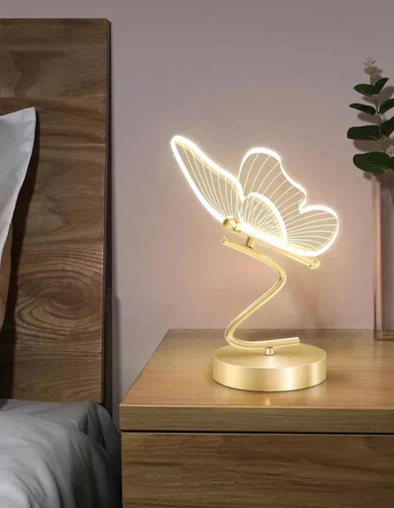 elegant butterfly table lamp for a luxe home vibe flytable