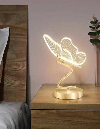 elegant butterfly table lamp for a luxe home vibe flytable