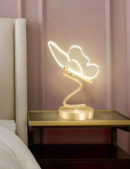 elegant butterfly table lamp for a luxe home vibe flytable