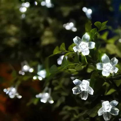 solar powered garden flower lights flowerlume