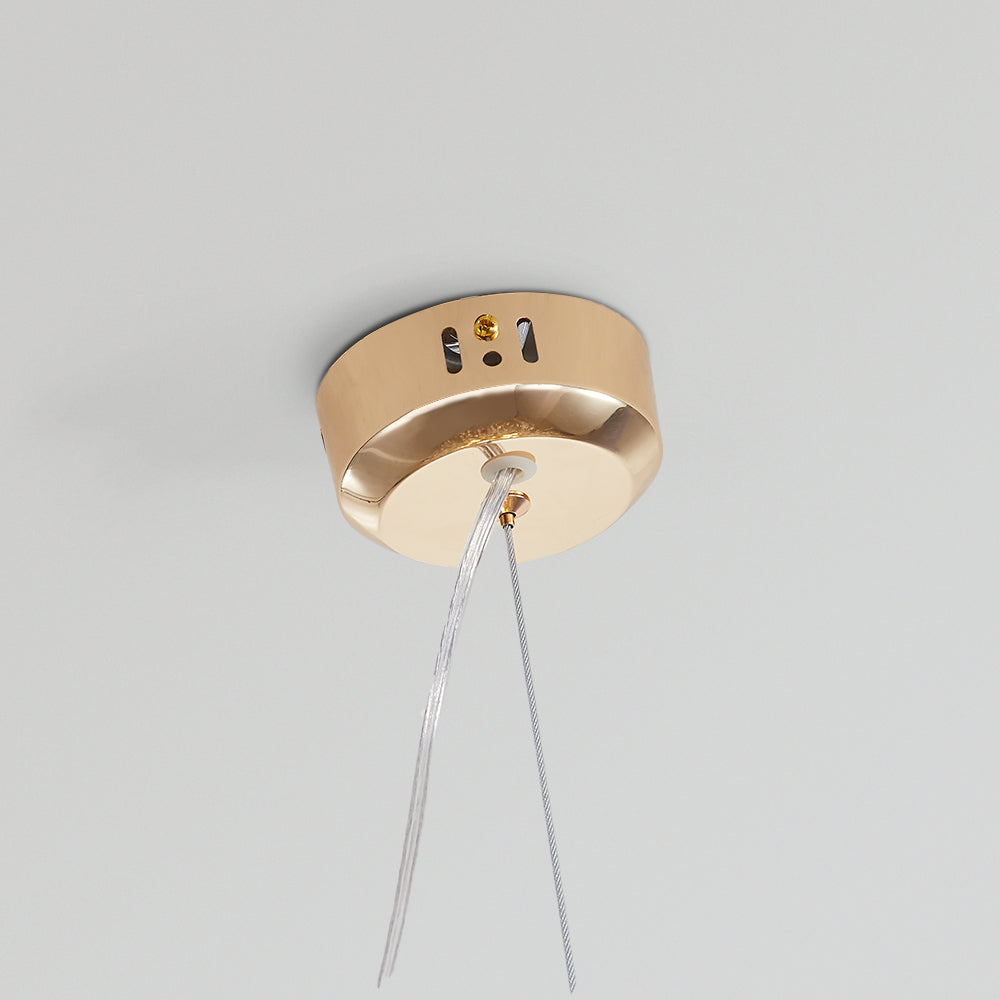 white and gold led pendant lamps golddrop