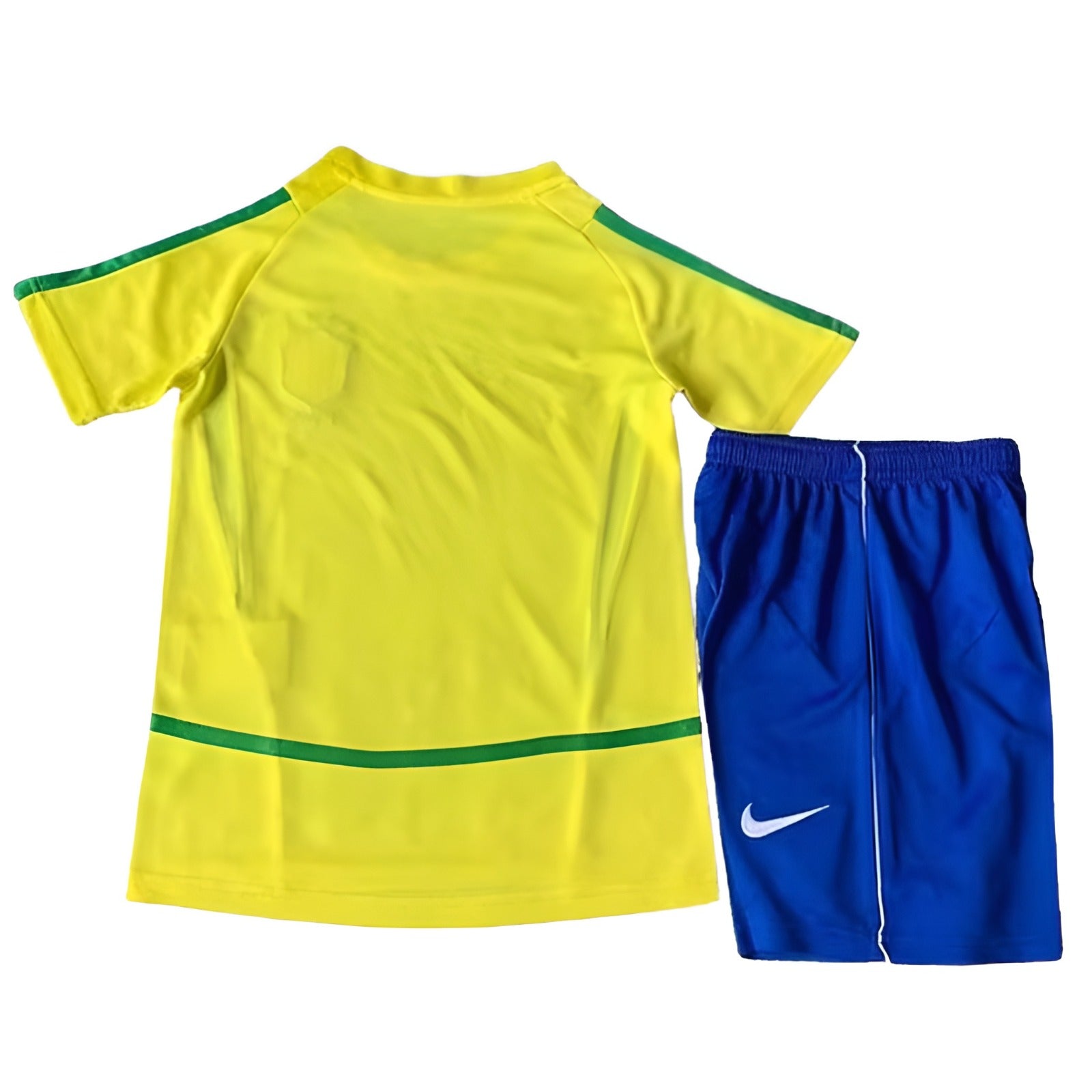 Brazil 2002 Home Kids Retro Football Kit