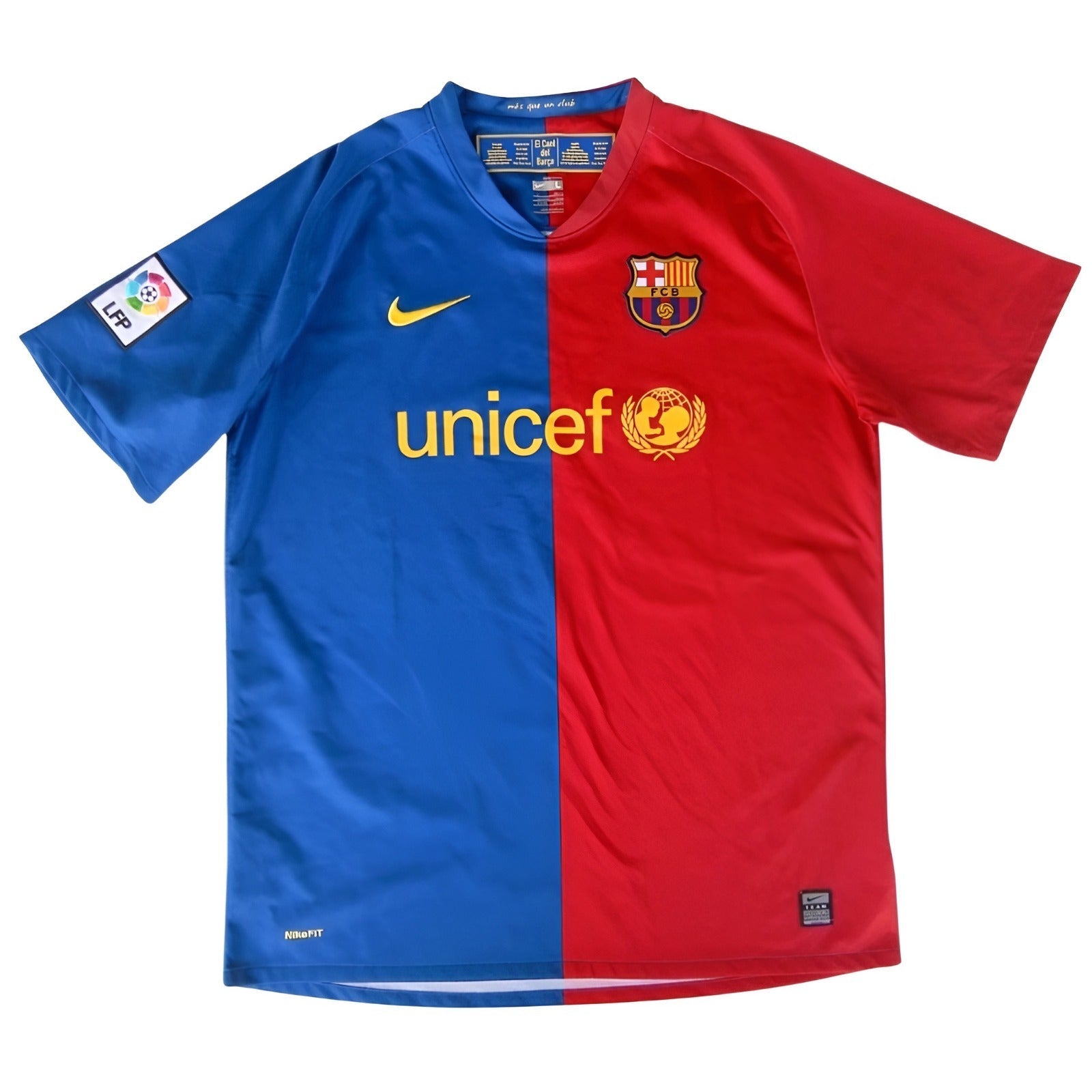 Barcelona 2008-2009 Home Retro Football Shirt