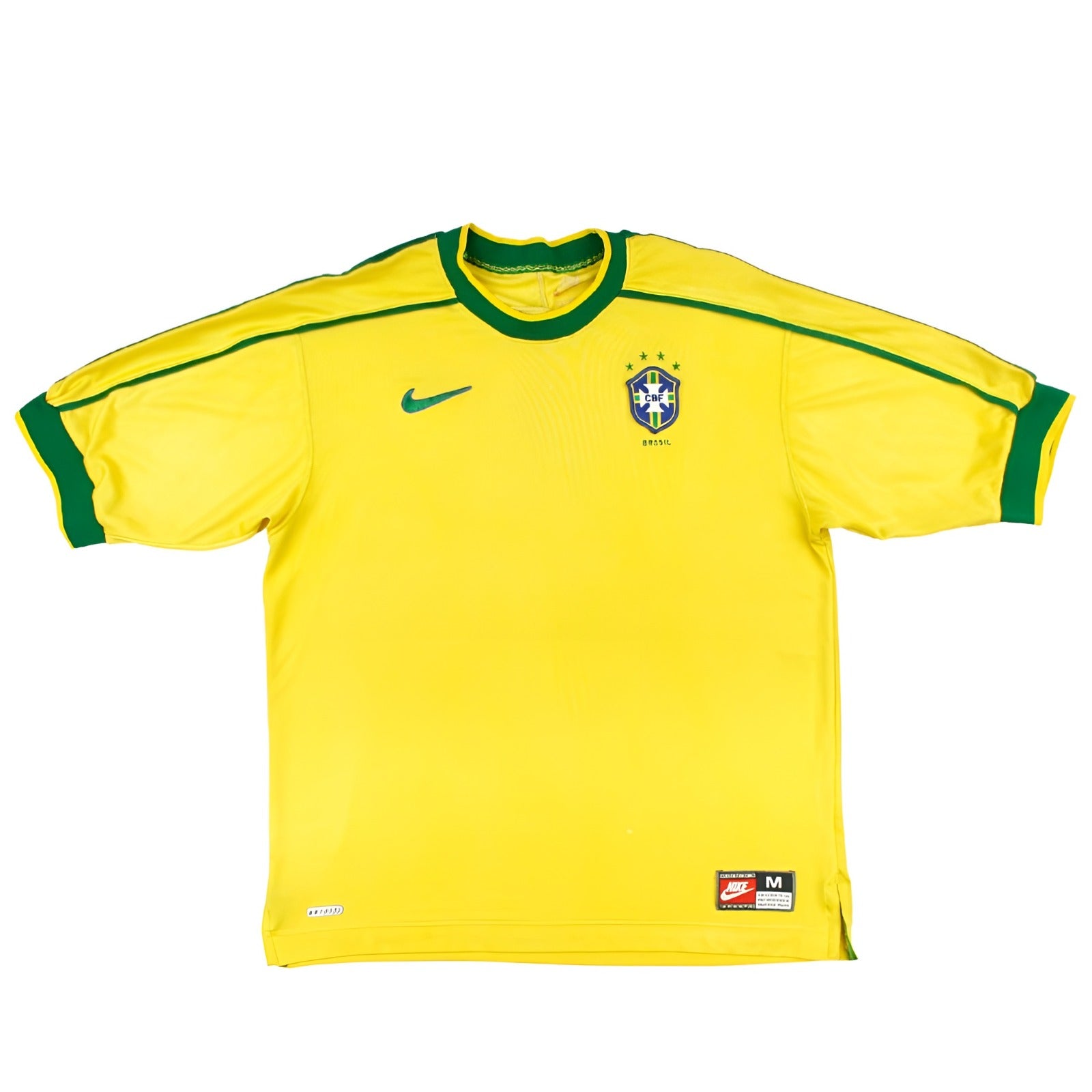 Brazil 1998 Home Retro Football Shirt
