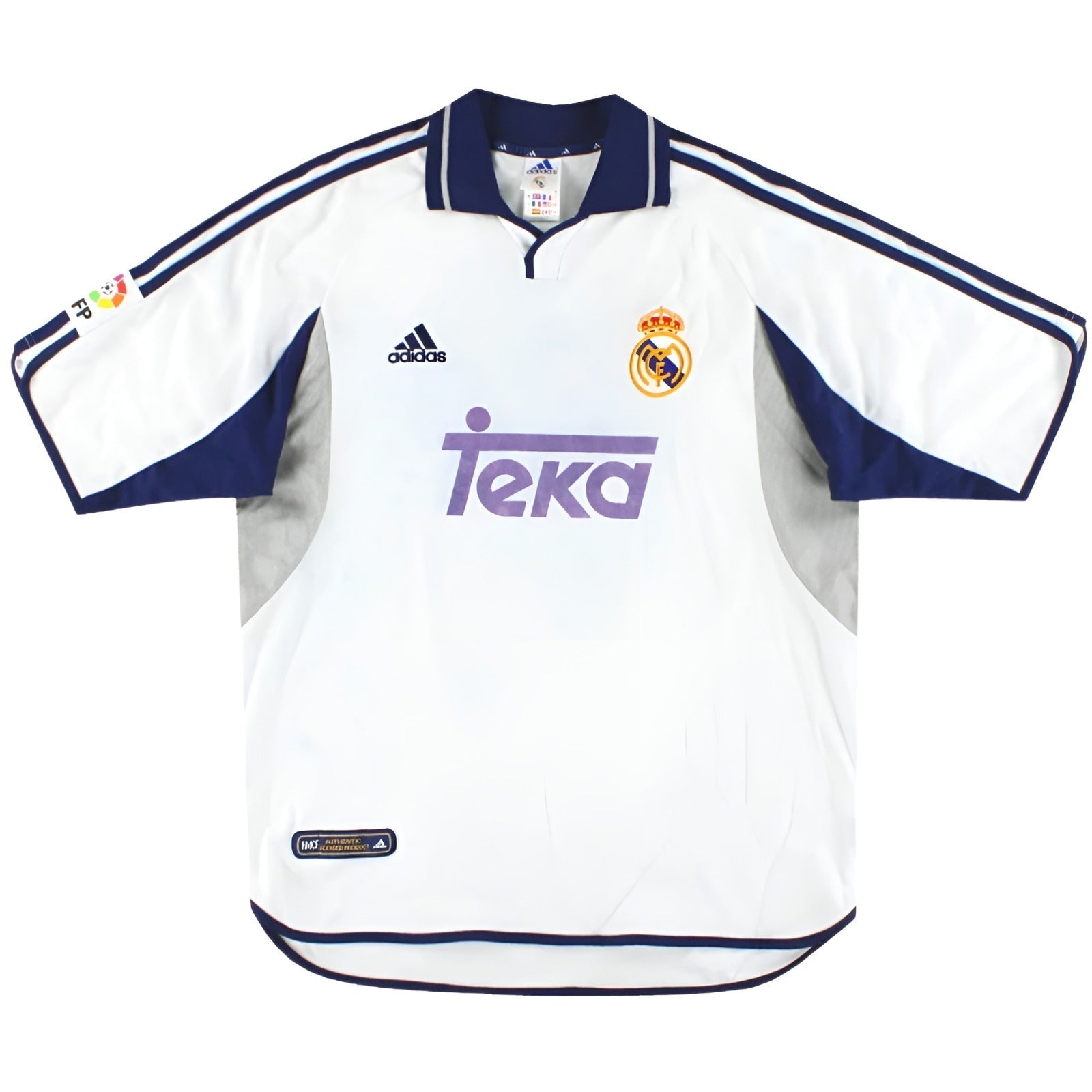 Real Madrid 2000-2001 Home Retro Football Shirt