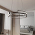contemporary metal hanging light metaldrop