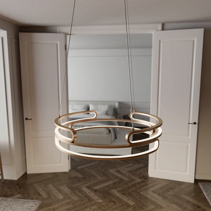 contemporary metal hanging light metaldrop